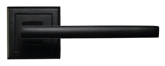 PANTS, ручка дверная на квадратной накладке MH-35 BL-S, цвет - черный фото купить в Екатеринбурге