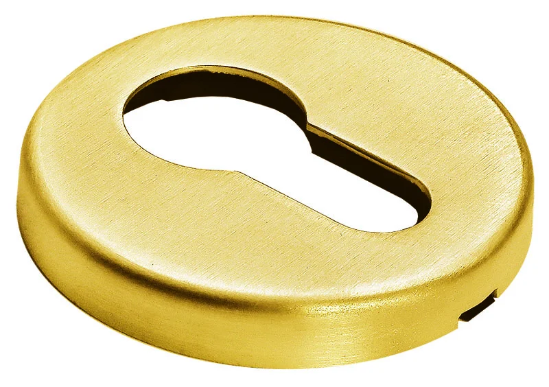 LUX-KH-R5 OSA, накладка на евроцилиндр, цвет - матовое золото фото купить Екатеринбург
