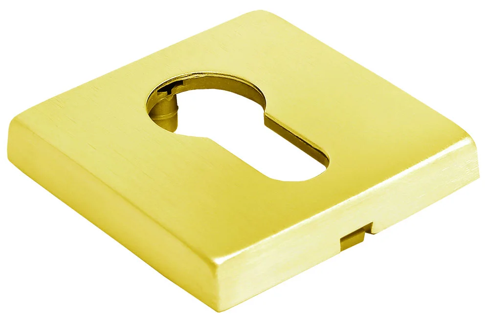 LUX-KH-S5 OSA, накладка на евроцилиндр, цвет - матовое золото фото купить Екатеринбург