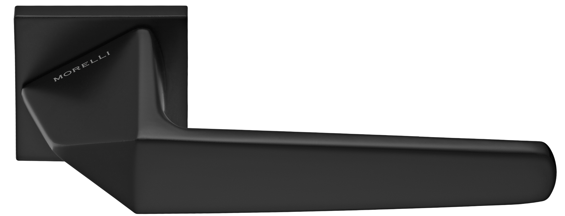 SOUK ручка дверная на квадратной розетке 6 мм, MH-55-S6 BL, цвет - черный фото купить Екатеринбург
