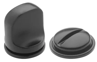 LUX-WC-RM NERO, завертка сантехническая, цвет - черный