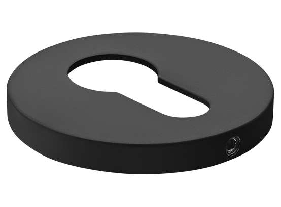 Накладка на ключевой цилиндр, на круглой розетке 6 мм, MH-KH-R6 BL, цвет - чёрный фото купить Екатеринбург